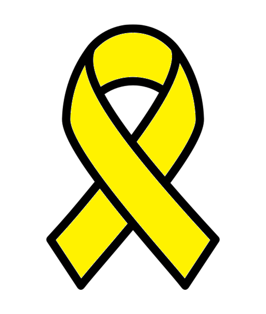 Yellow Awareness Ribbon PNG Clipart - Best WEB Clipart