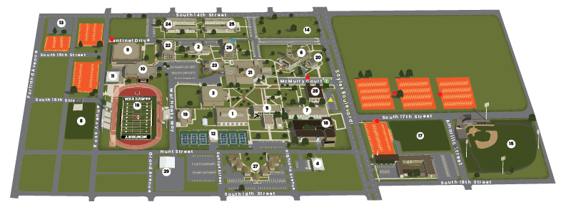 Campus Event Parking Map